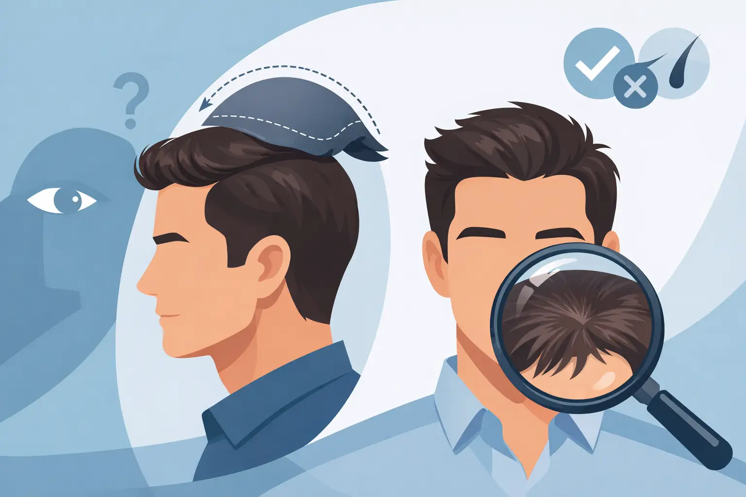 Are Men's Hair Systems Detectable? The Truth