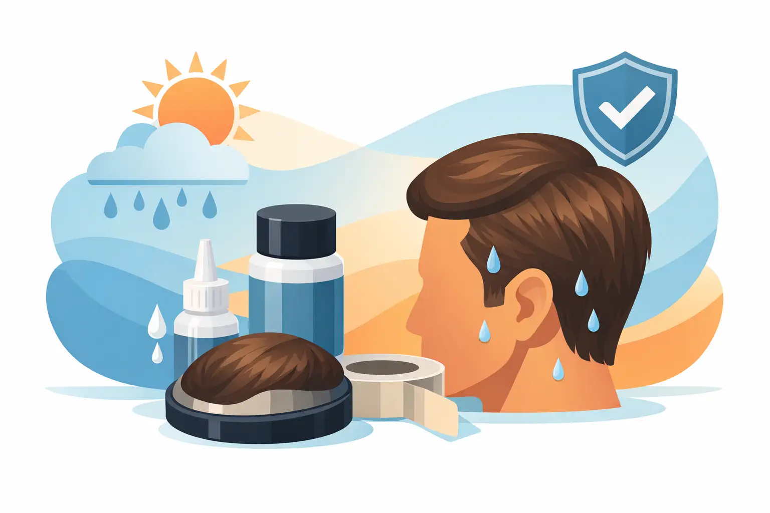 Best Toupee Adhesive for Sweating That Holds