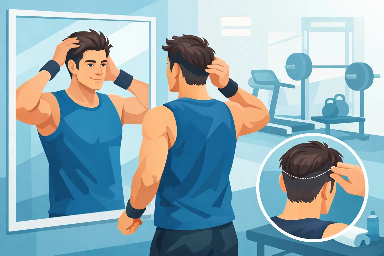 Can You Wear Hair Systems at the Gym Safely?