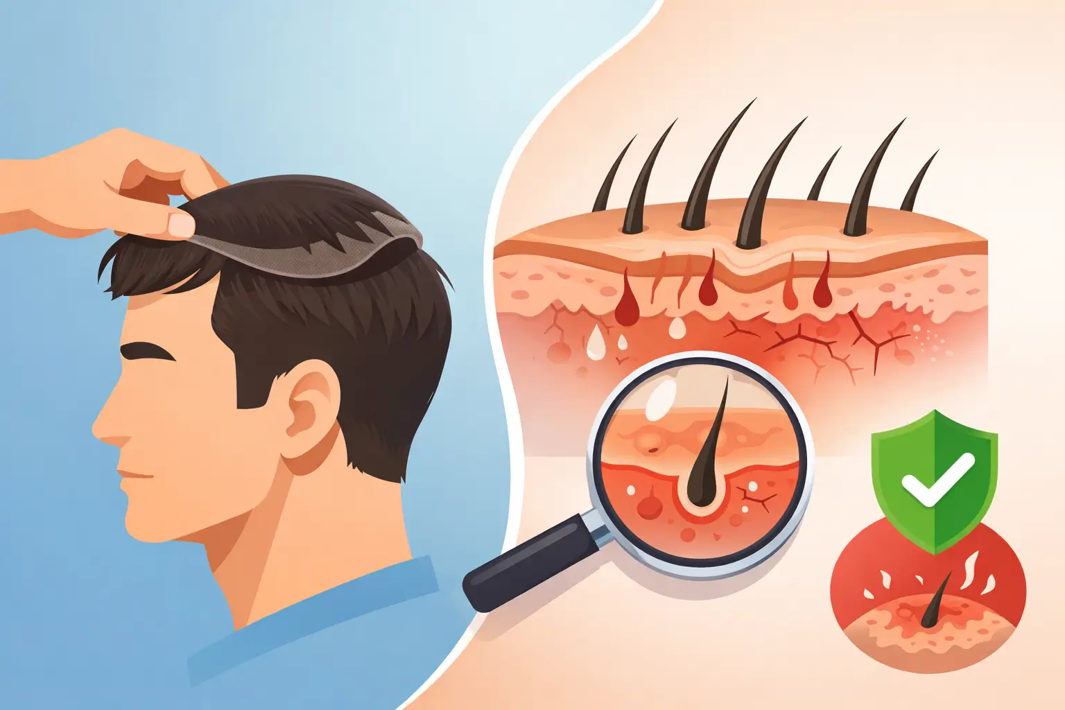 Do Hair Systems Damage the Scalp? The Honest Answer