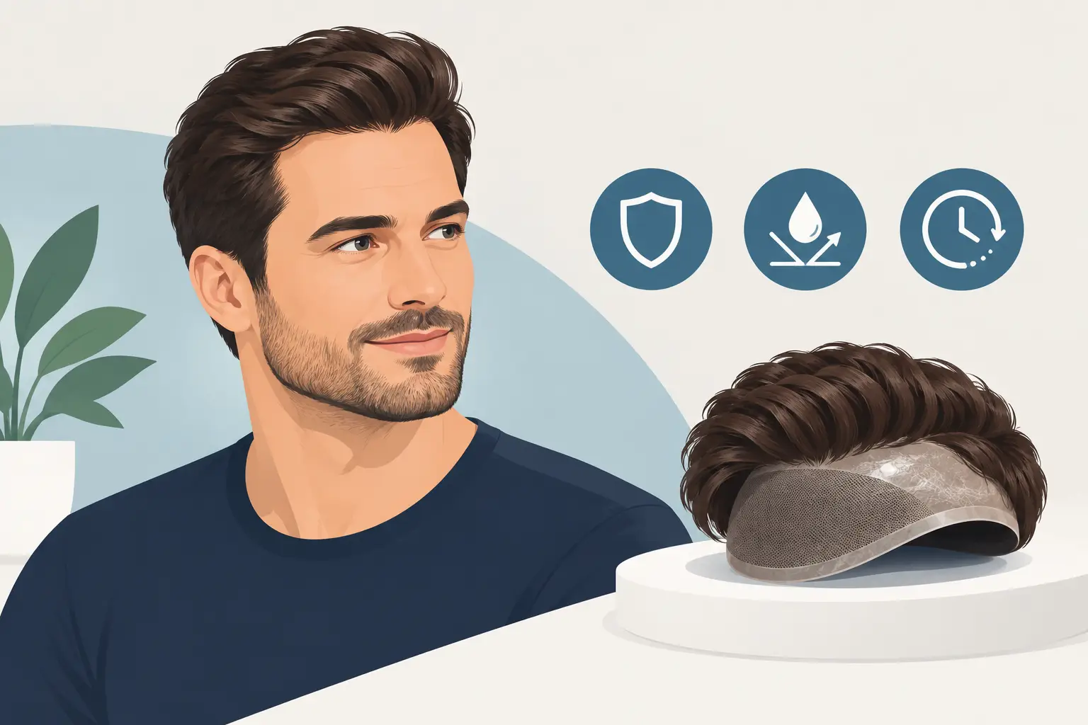 Durable Men's Hair Replacement That Lasts
