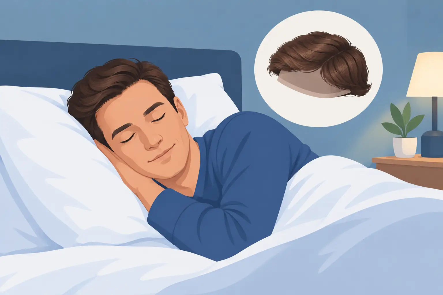 How to Sleep With a Toupee Without Worry
